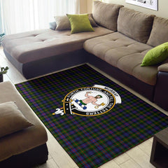 Murray (Of Atholl) Tartan Crest Area Rug