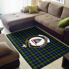 Macneill Of Barra Tartan Crest Area Rug