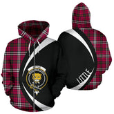 Little Tartan Crest Zipper Hoodie - Circle Style