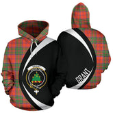 Grant Ancient Tartan Crest Hoodie - Circle Style