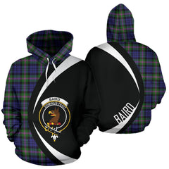 Baird Modern Tartan Crest Hoodie - Circle Style