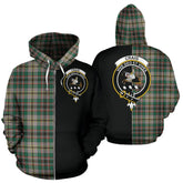 Craig Ancient Tartan Crest Zipper Hoodie - Half Of Me Style