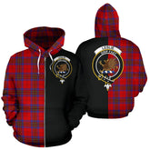 Leslie Modern Tartan Crest Zipper Hoodie - Half Of Me Style