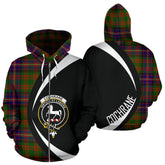 Cochrane Modern Tartan Crest Zipper Hoodie - Circle Style