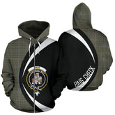 Haig Check Tartan Crest Zipper Hoodie - Circle Style