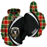 Gibbs Tartan Crest Hoodie - Circle Style