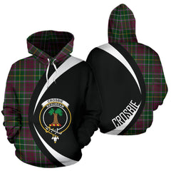 Crosbie Tartan Crest Hoodie - Circle Style