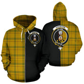 Houston Tartan Crest Zipper Hoodie - Half Of Me Style