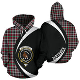 Borthwick Ancient Tartan Crest Hoodie - Circle Style