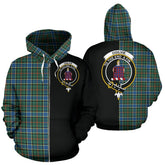 Ogilvie Hunting Ancient Tartan Crest Zipper Hoodie - Half Of Me Style