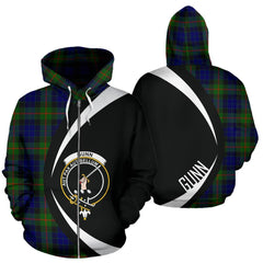Gunn Modern Tartan Crest Zipper Hoodie - Circle Style