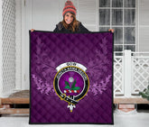 Gow Modern Tartan Crest Quilt