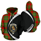 MacGregor Modern Tartan Crest Zipper Hoodie - Circle Style