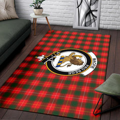 Macfie (Of Dreghorn) Tartan Crest Area Rug