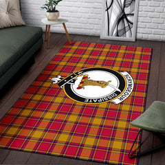 Scrymgeour Tartan Crest Area Rug