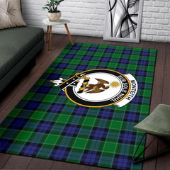 Monteith Tartan Crest Area Rug