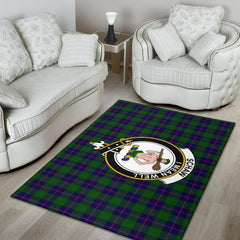 Shaw (Or Schaw) Of Sauchie Tartan Crest Area Rug