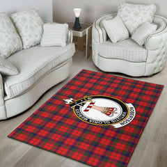 Robertson (Clan Donnachaidh) Tartan Crest Area Rug