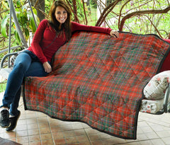Macdougall Family Ancient Tartan Quilt