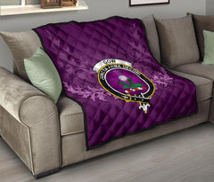 Gow Modern Tartan Crest Quilt