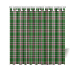 Gray Hunting Tartan Shower Curtain