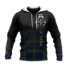 Gunn Modern Tartan Hoodie - Alba Celtic Style
