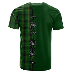 MacArthur Highland Tartan T-shirt - Lion Rampant And Celtic Thistle Style