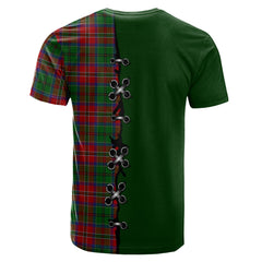 MacCulloch Tartan T-shirt - Lion Rampant And Celtic Thistle Style