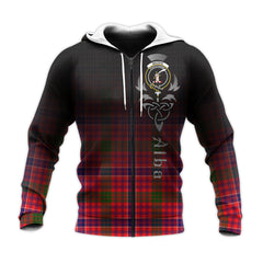 MacRae Modern Tartan Hoodie - Alba Celtic Style