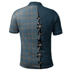 McKerrell of Hillhouse Dress Tartan Polo Shirt - Lion Rampant And Celtic Thistle Style