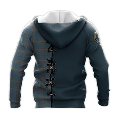 McKerrell of Hillhouse Dress Tartan Hoodie - Lion Rampant And Celtic Thistle Style