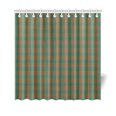 Menzies Green Ancient Tartan Shower Curtain