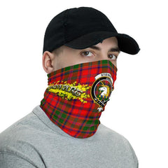 Stewart Tartan Crest Neck Gaiter - Bandana