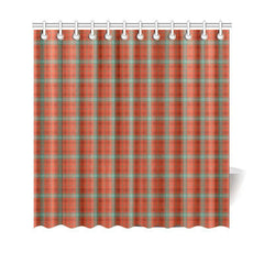 Morrison Red Ancient Tartan Shower Curtain
