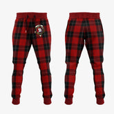 Ramsay Red Tartan Crest Jogger Sweatpants