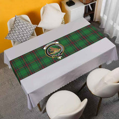 Beveridge Tartan Crest Table Runner - Cotton table runner