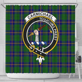 Carmichael Tartan Crest Shower Curtain