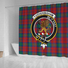 Fotheringham Tartan Crest Shower Curtain
