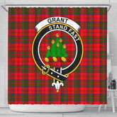 Grant Tartan Crest Shower Curtain