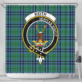 Keith Tartan Crest Shower Curtain