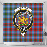 Newton Tartan Crest Shower Curtain