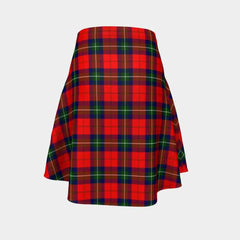Ruthven Modern Tartan Flared Skirt