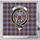 Spalding Tartan Crest Shower Curtain