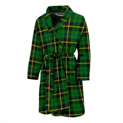 Wallace Hunting - Green Tartan Bathrobe