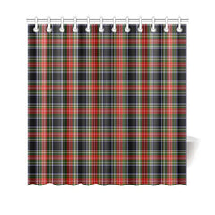 Stewart Black Tartan Shower Curtain