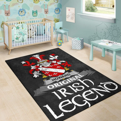 Howard Coat of Arms Area Rug - Irish Legend Style
