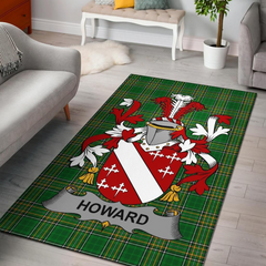 Howard National Tartan Coat Of Arms Area Rug
