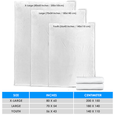 Scots Print Blanket - Donnachaidh Tartan Crest Blanket To My Wife Style, Gift From Scottish Husband