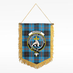 Garden Tartan Crest Wall Hanging Banner