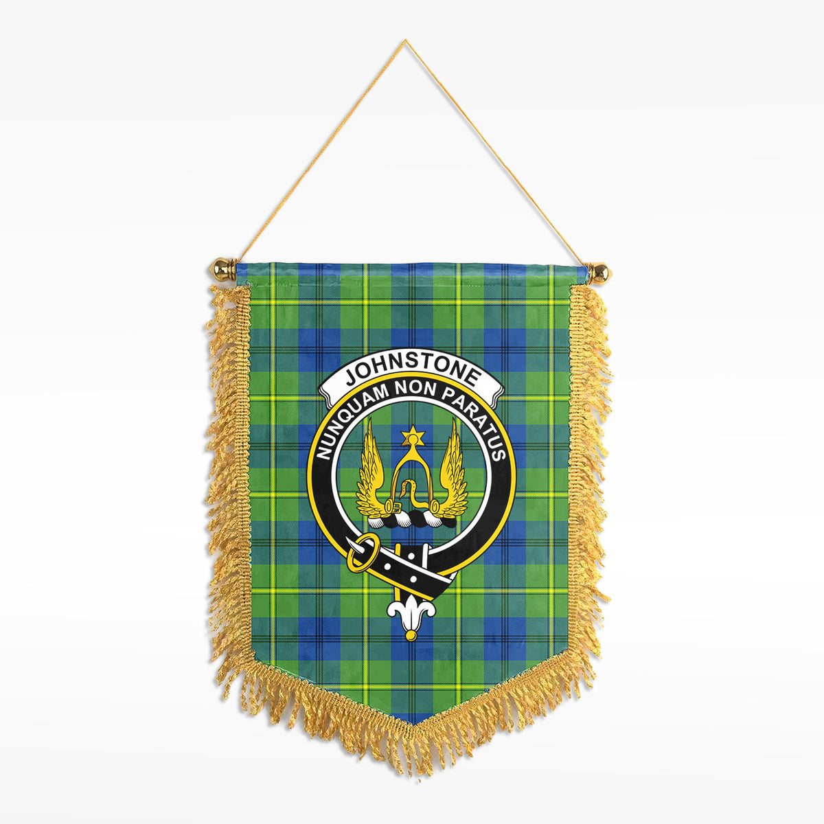 Johnstone Ancient Tartan Crest Wall Hanging Banner